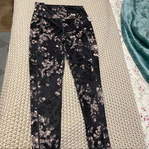 NWT Sweaty Betty Super Sculpt Full Length Yoga Leggings-Slate Floral